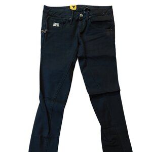 Retro Vintage G-Star Breaker Tapered Cropped Dark Blue Denim Jeans Sz 27 NWT